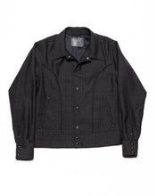 画像をギャラリービューアに読み込む, BOLERO JACKET -WOOL DOBBY STRIPE-
