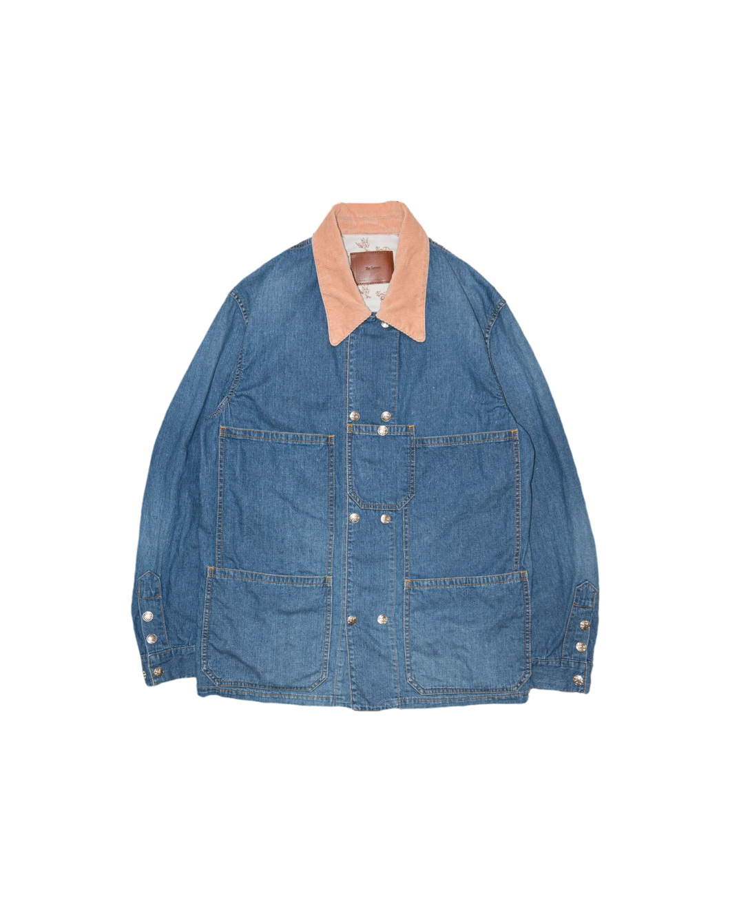 DOUBLE WORKERS JACKET -USED WASHED DENIM-