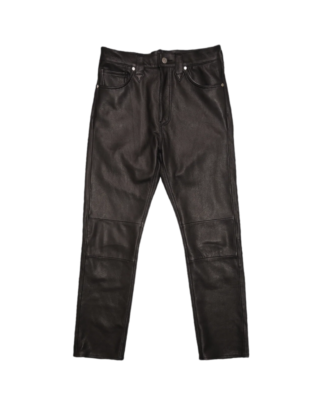 5 POCKET TARPERED PANTS -GOAT SKIN-