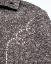 画像をギャラリービューアに読み込む, 5G COW BOY TURTLENECK CARDIGAN KNIT -SHETLAND WOOL LINEN
