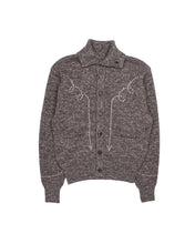 画像をギャラリービューアに読み込む, 5G COW BOY TURTLENECK CARDIGAN KNIT -SHETLAND WOOL LINEN
