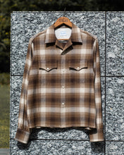 画像をギャラリービューアに読み込む, OPEN COLLAR SHIRT -CHECK OPEN END YARN COTTON-
