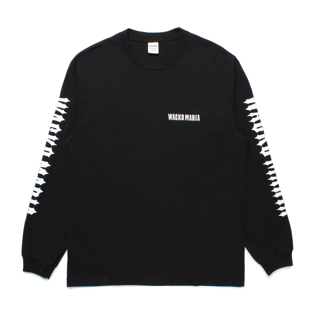 WASHED HEAVY WEIGHT CREW NECK LONG SLEEVE T-SHIRT ( TYPE-1 )