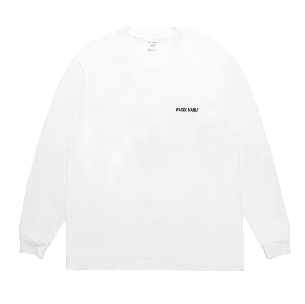 WASHED HEAVY WEIGHT CREW NECK LONG SLEEVE T-SHIRT