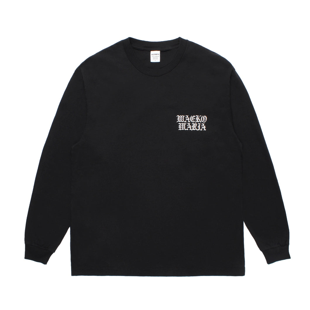 WASHED HEAVY WEIGHT CREW NECK LONG SLEEVE T-SHIRT ( TYPE-1 )