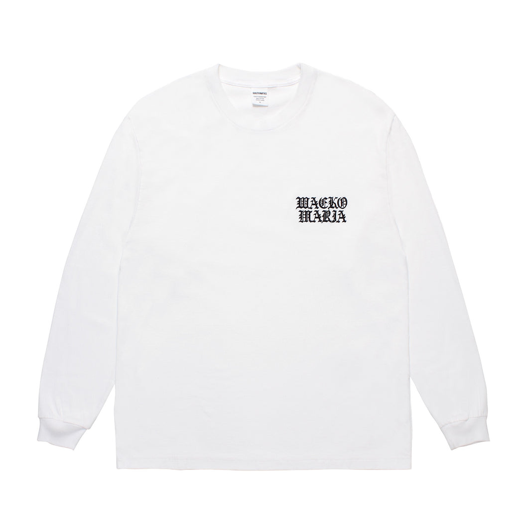 WASHED HEAVY WEIGHT CREW NECK LONG SLEEVE T-SHIRT ( TYPE-1 )