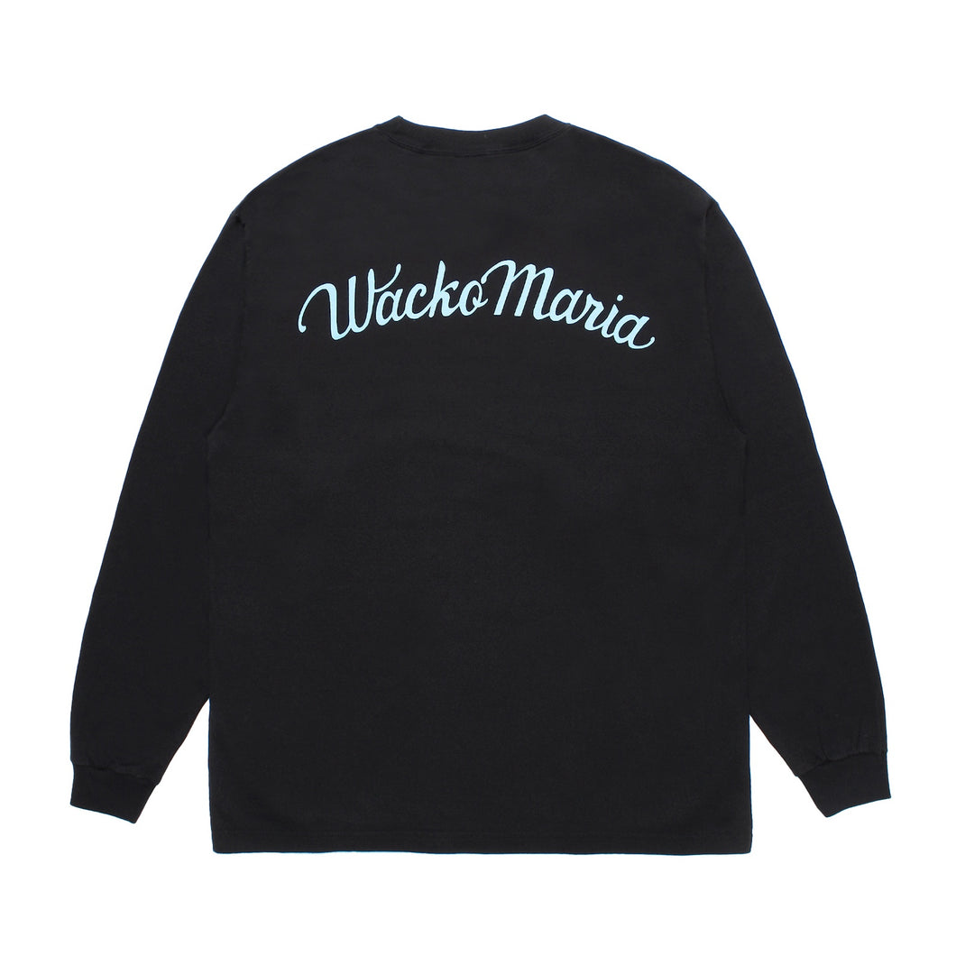 WASHED HEAVY WEIGHT CREW NECK LONG SLEEVE T-SHIRT ( TYPE-3 )