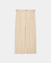 画像をギャラリービューアに読み込む, Organic Cotton 8-Wale Corduroy Two Tuck Military Trousers
