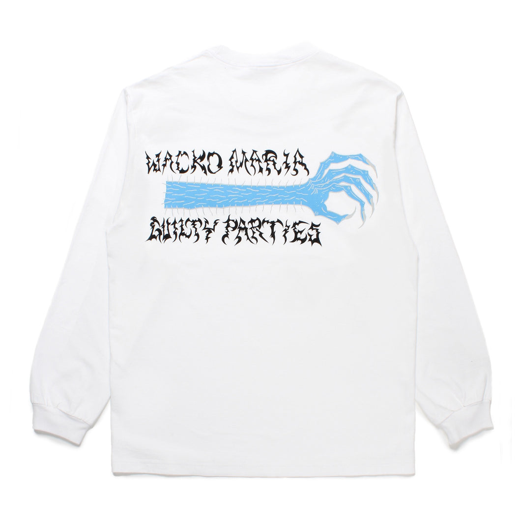 NECK FACE / WASHED HEAVY WEIGHT CREW NECK LONG SLEEVE T-SHIRT ( TYPE-1 )