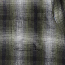 画像をギャラリービューアに読み込む, OMBRE CHECK OPEN COLLAR SHIRT L/S(TYPE-3)
