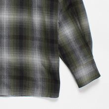画像をギャラリービューアに読み込む, OMBRE CHECK OPEN COLLAR SHIRT L/S(TYPE-3)
