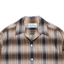 画像をギャラリービューアに読み込む, OMBRE CHECK OPEN COLLAR SHIRT L/S(TYPE-4)

