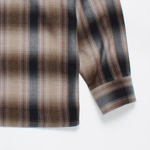 画像をギャラリービューアに読み込む, OMBRE CHECK OPEN COLLAR SHIRT L/S(TYPE-4)
