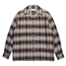 画像をギャラリービューアに読み込む, OMBRE CHECK OPEN COLLAR SHIRT L/S(TYPE-4)

