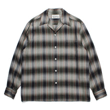 画像をギャラリービューアに読み込む, OMBRE CHECK OPEN COLLAR SHIRT L/S(TYPE-4)
