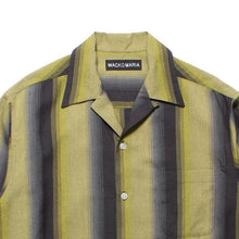 画像をギャラリービューアに読み込む, STRIPED OPEN COLLAR SHIRT L/S
