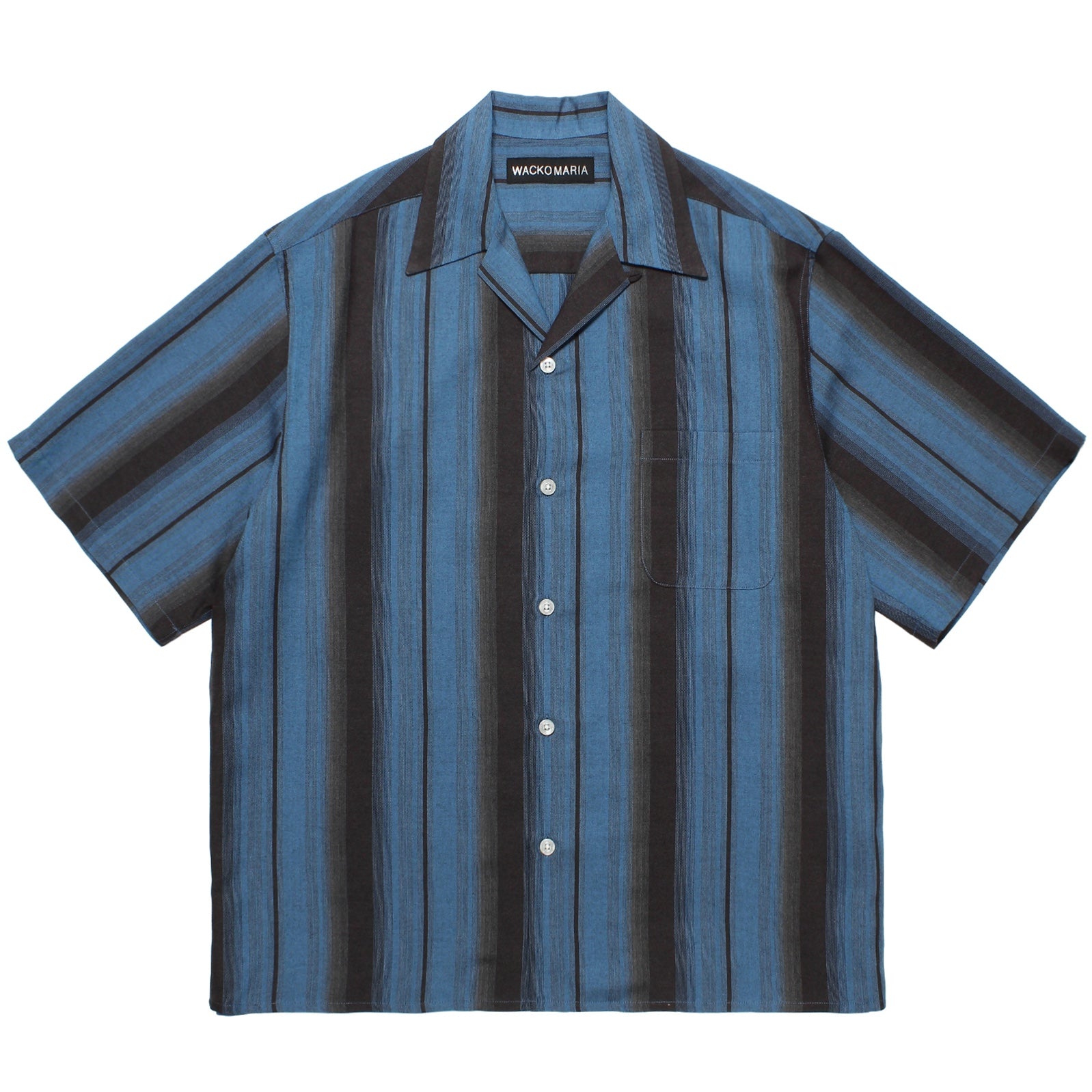 OMBRE STRIPED OPEN COLLAR SHIRT S/S – Roots Bonds ONLINE STORE