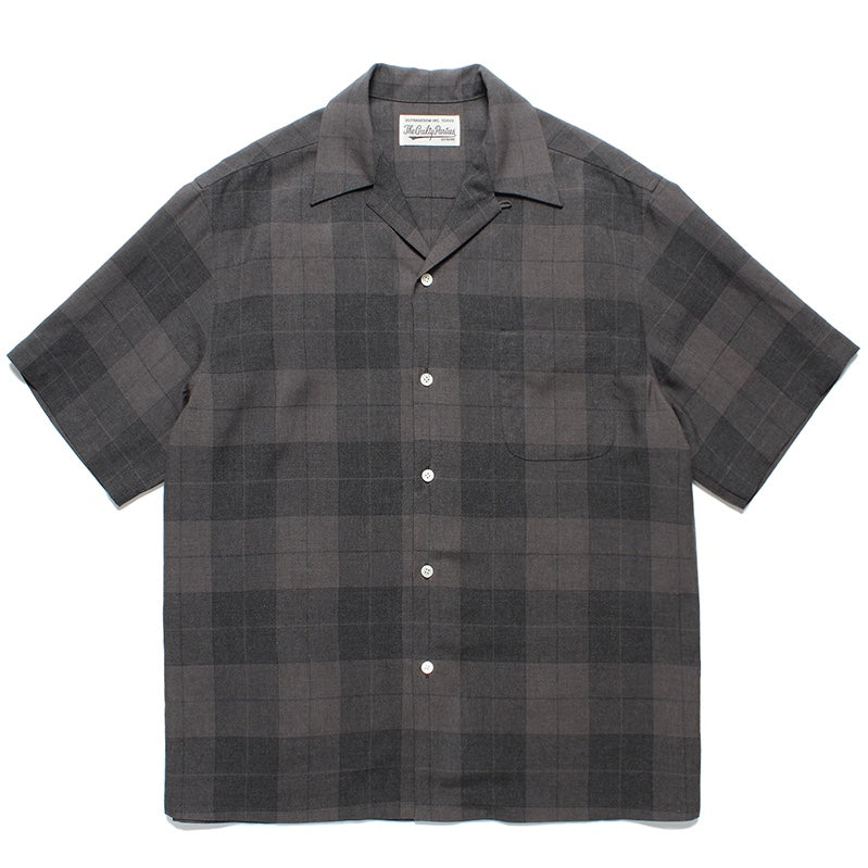 OMBRE CHECK OPEN COLLAR SHIRT S/S ( TYPE-3 ) – Roots Bonds ONLINE 