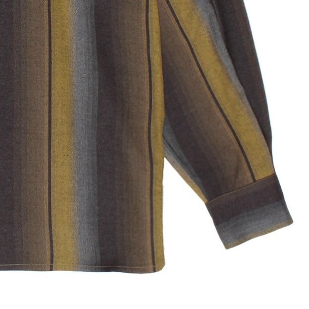 OMBRE STRIPED OPEN COLLAR SHIRT L/S – Roots Bonds ONLINE STORE