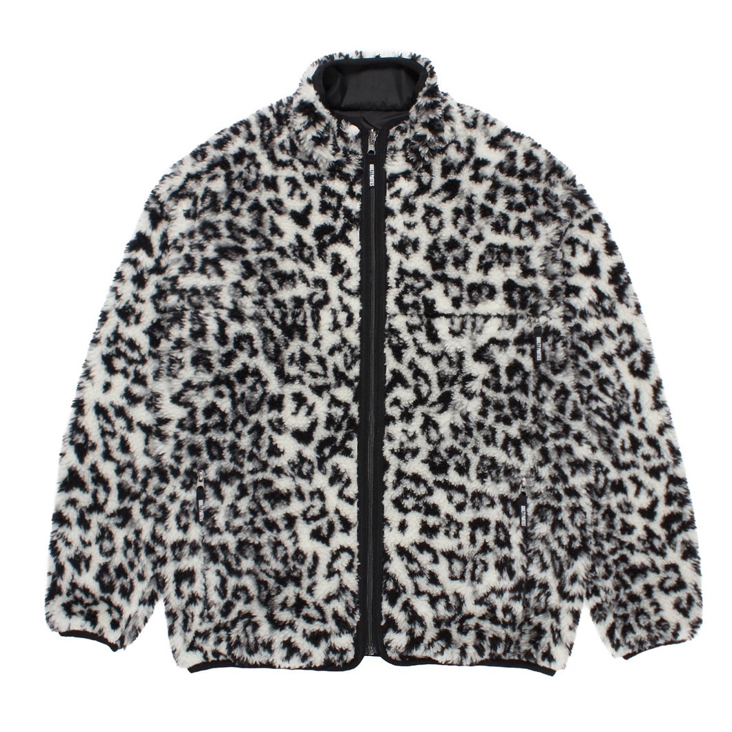REVERSIBLE LEOPARD BOA JACKET