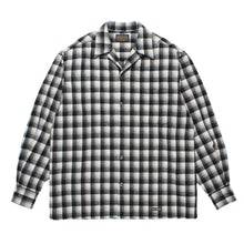画像をギャラリービューアに読み込む, WOOL OMBRE CHECK OPEN COLLAR SHIRT L/S ( TYPE-1 )
