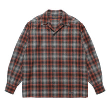 画像をギャラリービューアに読み込む, WOOL OMBRE CHECK OPEN COLLAR SHIRT L/S ( TYPE-2 )
