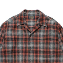 画像をギャラリービューアに読み込む, WOOL OMBRE CHECK OPEN COLLAR SHIRT L/S ( TYPE-2 )
