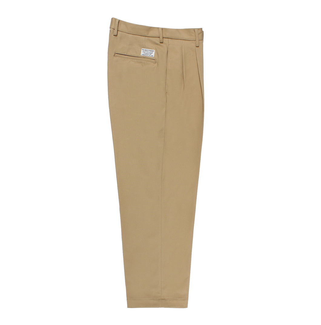 DOUBLE PLEATED CHINO TROUSERS ( TYPE-1 )