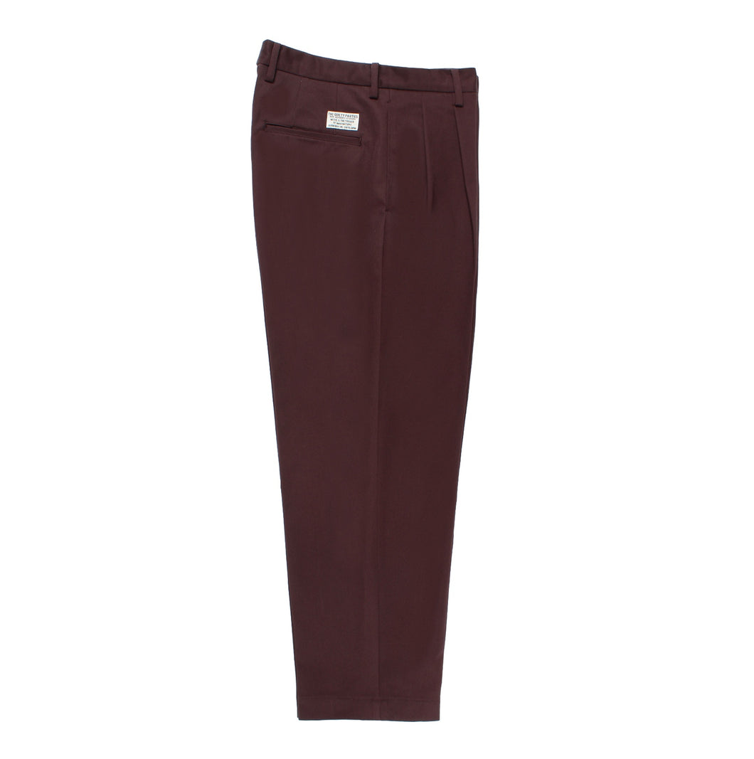 DOUBLE PLEATED CHINO TROUSERS ( TYPE-1 )