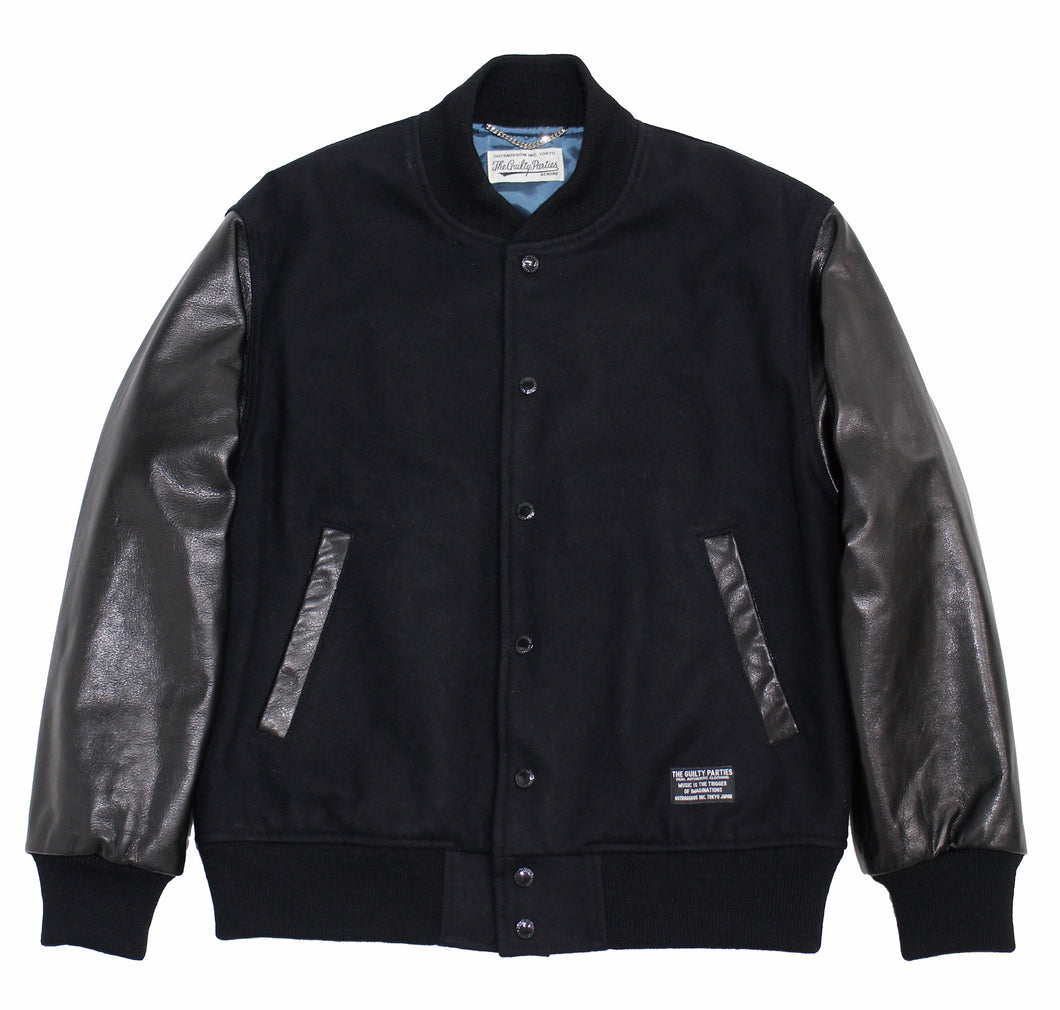 ROOTS別注 LEATHER VARSITY JACKET