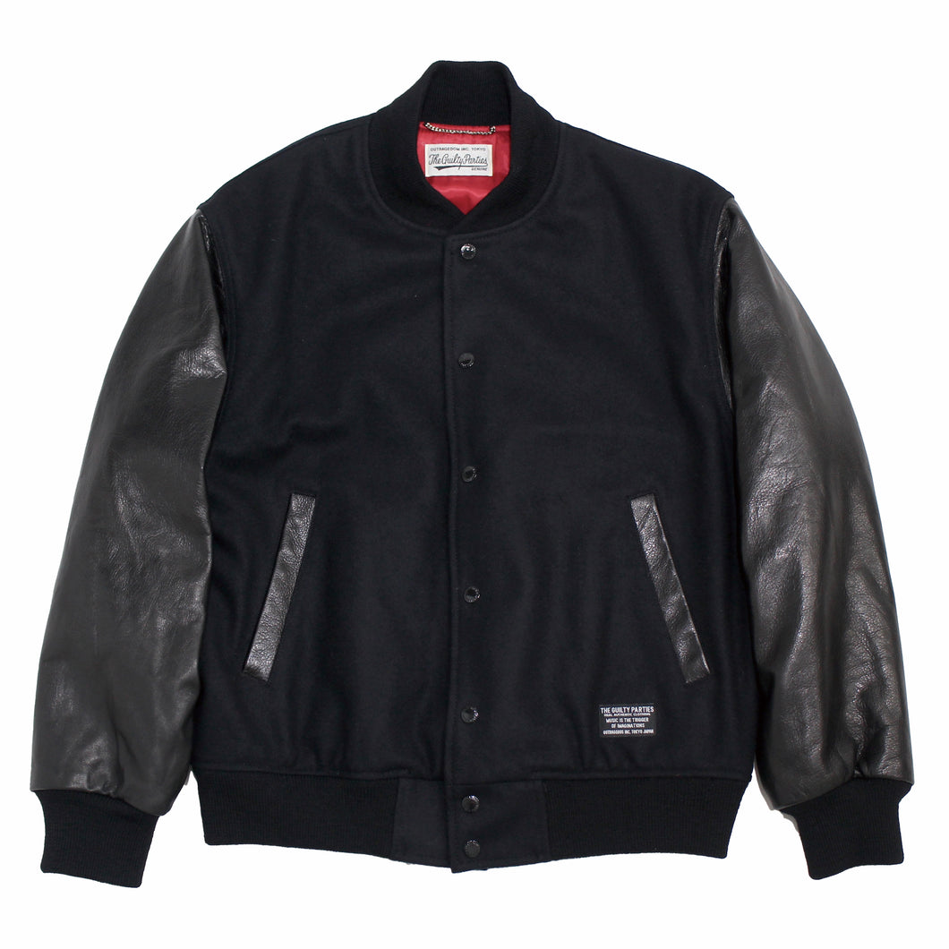 ROOTS別注 LEATHER VARSITY JACKET