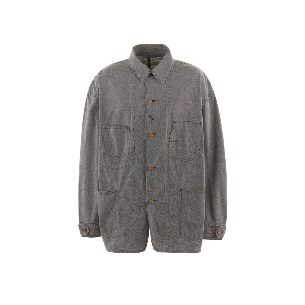 BB_DENIM JKT/STRIPE