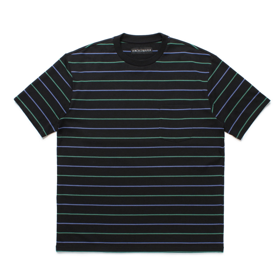 STRIPED CREW NECK T-SHIRT ( TYPE-2 )