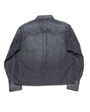 画像をギャラリービューアに読み込む, WESTERN SHORT SHIRT-USED WASHED DENIM
