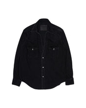 画像をギャラリービューアに読み込む, CUTTING WESTERN SHIRT -USED WASHED DENIM-
