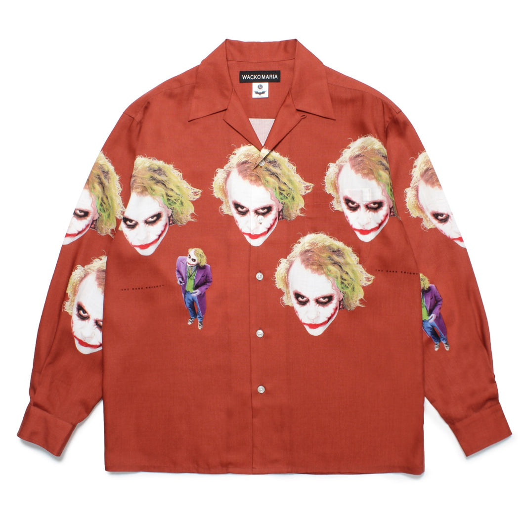 THE DARK KNIGHT TRILOGY / L/S HAWAIIAN SHIRT ( TYPE-2 )