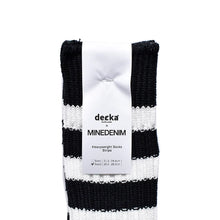 画像をギャラリービューアに読み込む, decka × MINEDENIM Border Rib SOX
