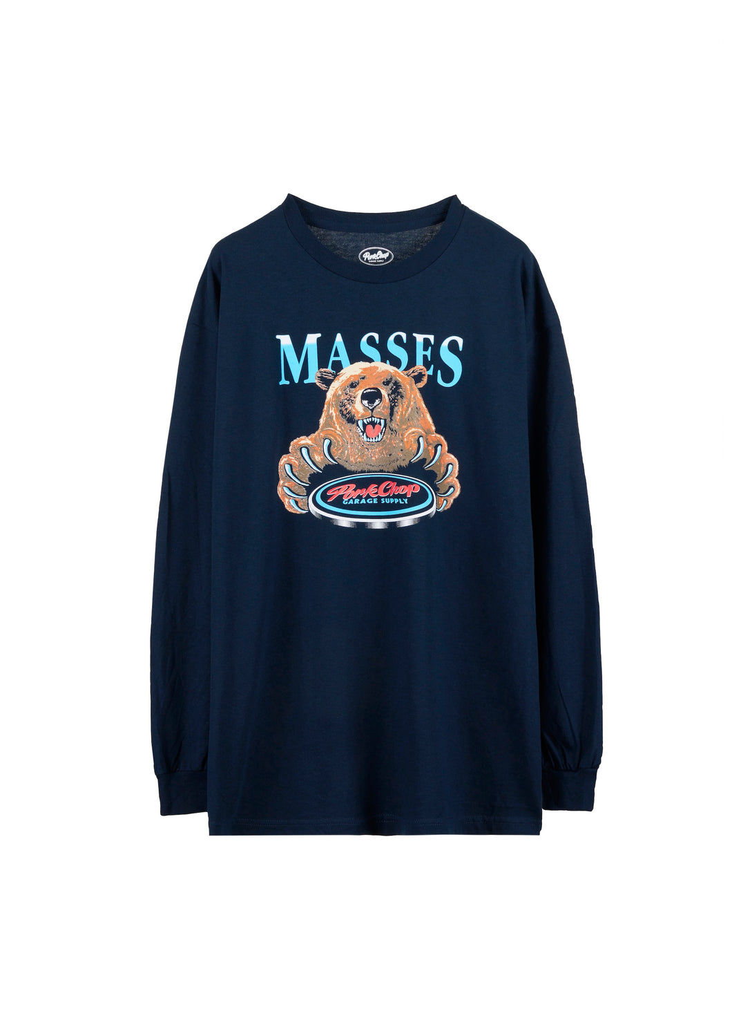 PORKCHOP × MASSES T-SHIRT BEAR L/S