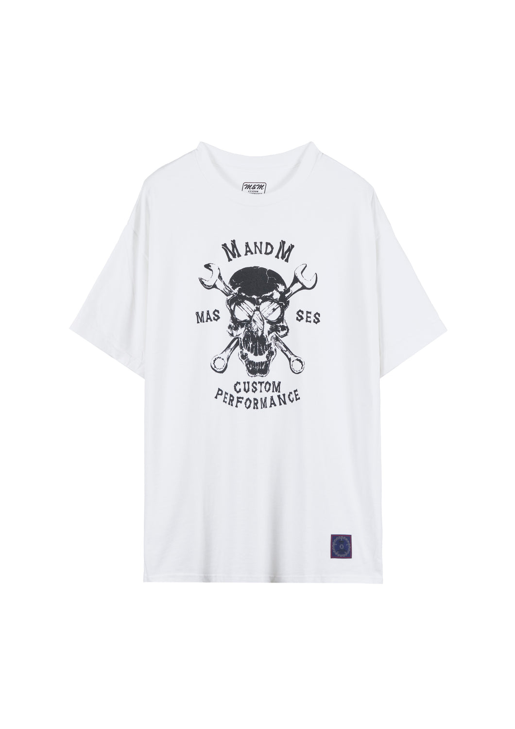 M&M × MASSES T-SHIRT SKULL WRNCH