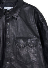 画像をギャラリービューアに読み込む, HORSE LEATHER SHIRT VINTAGE W
