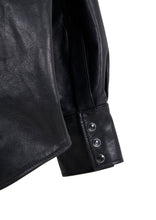 画像をギャラリービューアに読み込む, HORSE LEATHER SHIRT VINTAGE W
