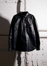 画像をギャラリービューアに読み込む, HORSE LEATHER SHIRT VINTAGE W
