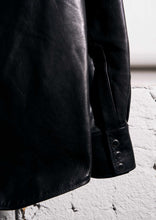 画像をギャラリービューアに読み込む, HORSE LEATHER SHIRT VINTAGE W
