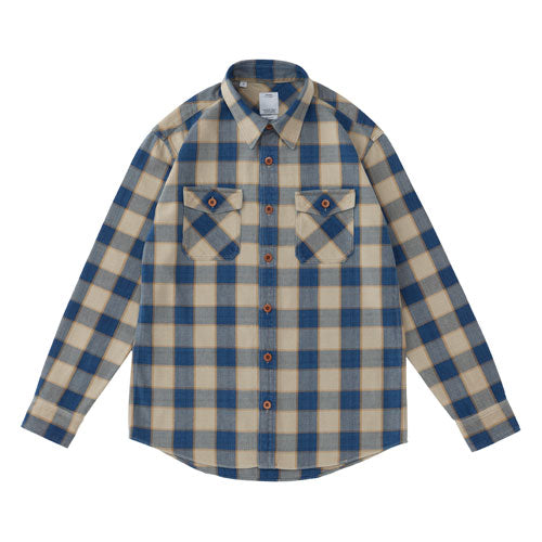 BLACK ELK FLANNEL (INDIGO BUFFALO CHECK)