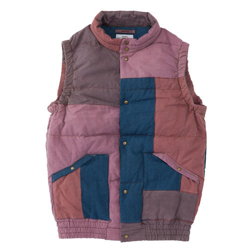 INSULATOR DOWN VEST(FLUX PATCHWORK)