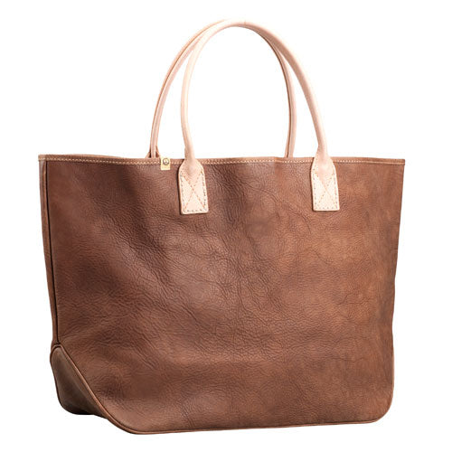 LEATHER HOMER TOTE (L)