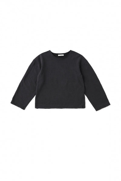 SILK NEP CUT OFF NECK SWEAT