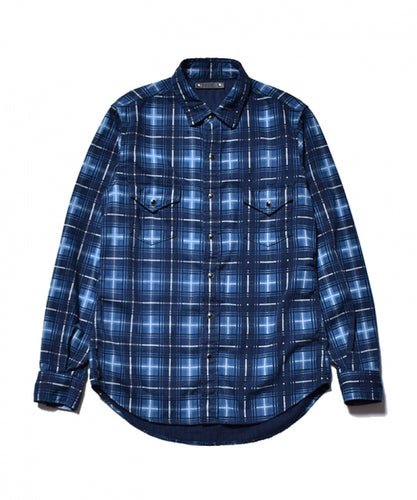 Oldmans Check Denim Western SH