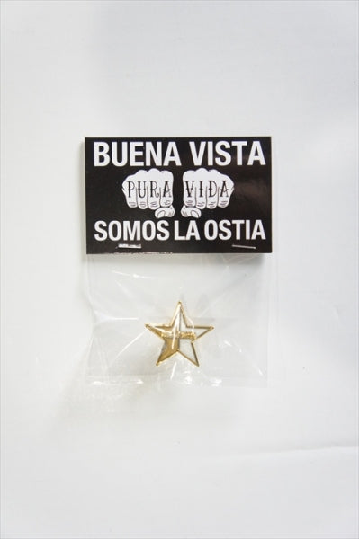 PIN BADGE(STAR)-GLD/SLV-