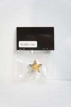 画像をギャラリービューアに読み込む, PIN BADGE(STAR)-GLD/SLV-
